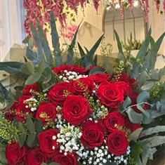 Valentines F 24 Luxury Rose Bouquet